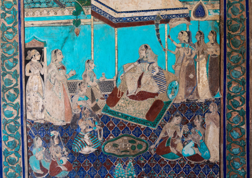 Taragarh fort murals, Rajasthan, Bundi, India