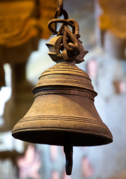 Bell inside the jain temple, Rajasthan, Jaisalmer, India