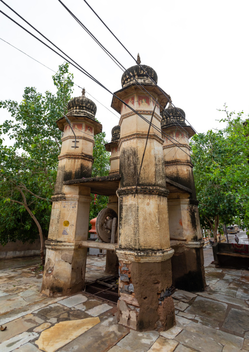 Ancient well, Rajasthan, Nawalgarh, India