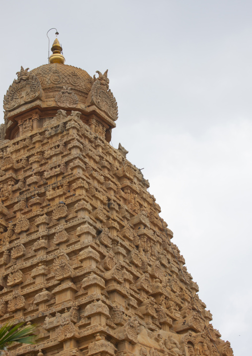 Intricately Carved Gopuram Of The Brihadishwara Temple, Thanjavur, India