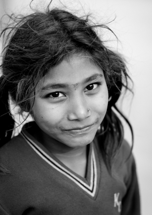 Kid In Maha Kumbh Mela, Allahabad, India