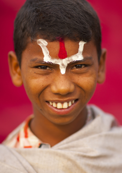 Kid In Maha Kumbh Mela, Allahabad, India
