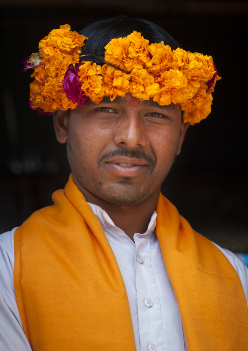 Pilgrim At Maha Kumbh Mela, Allahabad, India