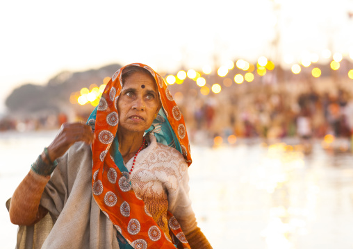 Pilgrim At Maha Kumbh Mela, Allahabad, India