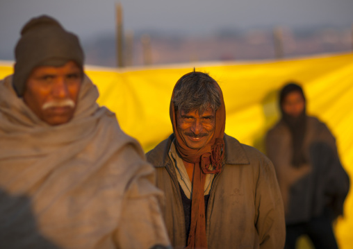 Pilgrims At Maha Kumbh Mela, Allahabad, India