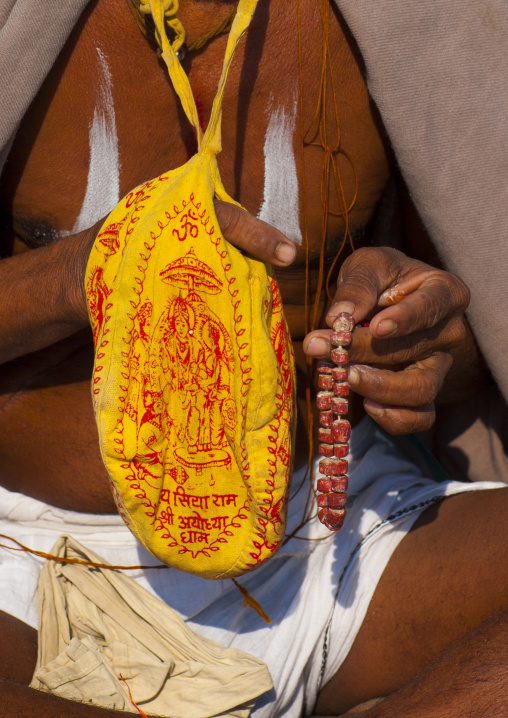 Pilgrim At Maha Kumbh Mela, Allahabad, India