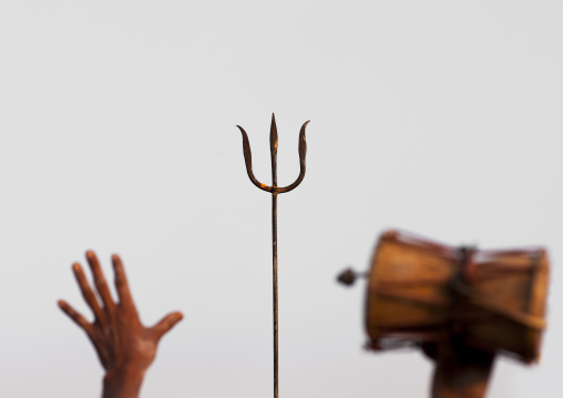 Trident And Drum, Maha Kumbh Mela, Allahabad, India