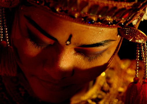 Balinese Dancer In Traditional Costume
