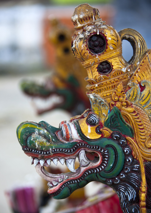 Dragon At Pura Meru Temple, Mataram, Lombok Island, Indonesia