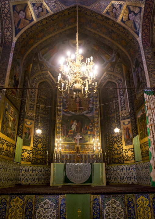 Artwork at the church of saint joseph of arimathea, Isfahan province, Isfahan, Iran