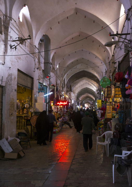 Alley in the bazaar, Isfahan province, Kashan, Iran