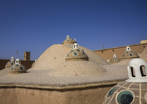 Sultan amir ahmad bathhouse roof and terrace, Isfahan province, Kashan, Iran