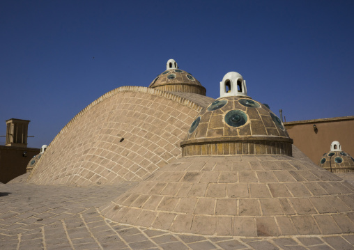Sultan amir ahmad bathhouse roof and terrace, Isfahan province, Kashan, Iran