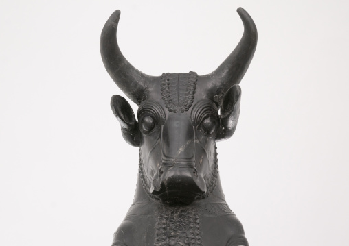 Bull statue in the national museum, Shemiranat county, Tehran, Iran