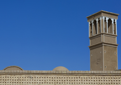 Windtower of traditional house, Isfahan province, Kashan, Iran
