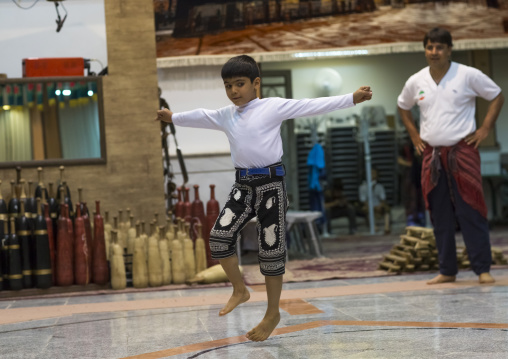 Gyration during the traditional sport of zurkhaneh, Isfahan province, Kashan, Iran