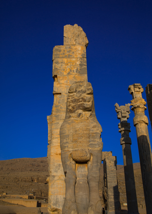 The gate of all nations in Persepolis, Fars Province, Marvdasht, Iran