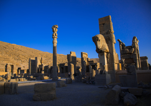 The site of Persepolis, Fars Province, Marvdasht, Iran