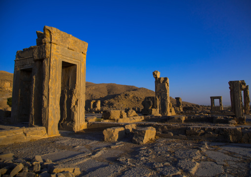 The Tachara  palace of Darius the great in Persepolis, Fars Province, Marvdasht, Iran