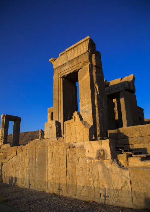 The Tachara  palace of Darius the great in Persepolis, Fars Province, Marvdasht, Iran