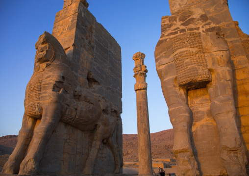 The gate of all nations in Persepolis, Fars Province, Marvdasht, Iran