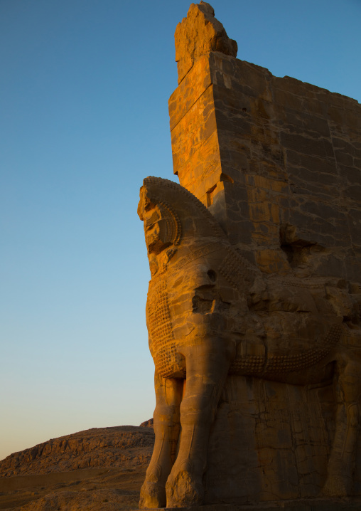 The gate of all nations in Persepolis, Fars Province, Marvdasht, Iran