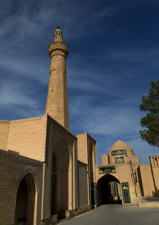 Jameh Mosque minaret, Isfahan Province, Nain, Iran