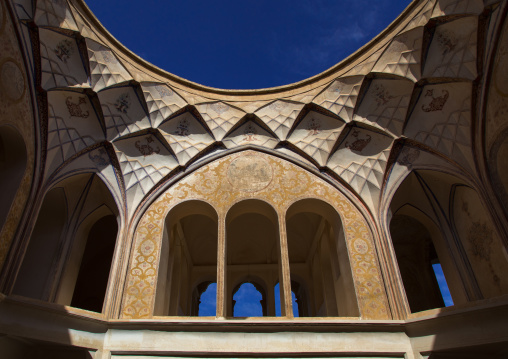 Tabatabaei historical house ceiling, Isfahan Province, Kashan, Iran