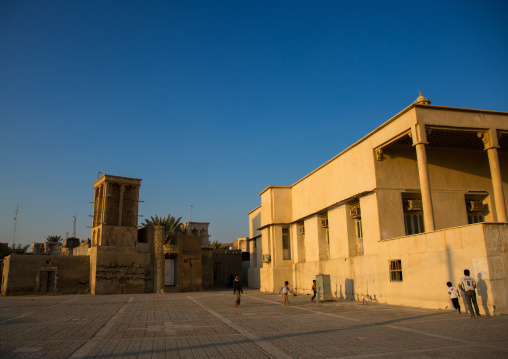 wind tower used as a natural cooling system in iranian traditional architecture, Qeshm Island, Laft, Iran