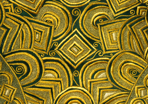 detail of an embroidered trouser, Qeshm Island, Salakh, Iran