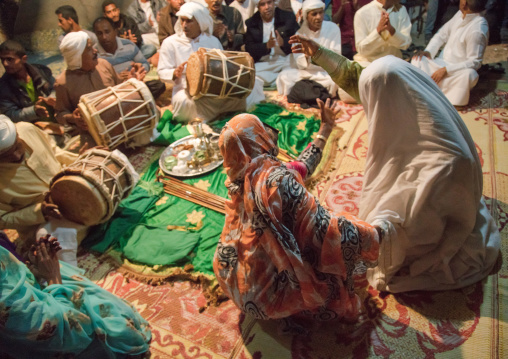 women in trance during a zar ceremony, Qeshm Island, Salakh, Iran
