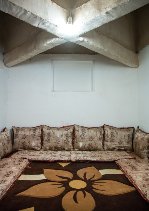 room at the bottom of a wind tower, Hormozgan, Bandar-e Kong, Iran