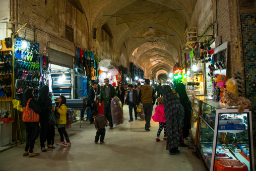 bazaar on ganjali khan square, Central County, Kerman, Iran