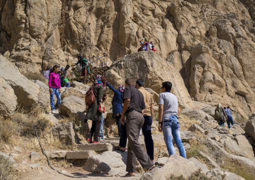 Tourists In Bisotun Site, Iran