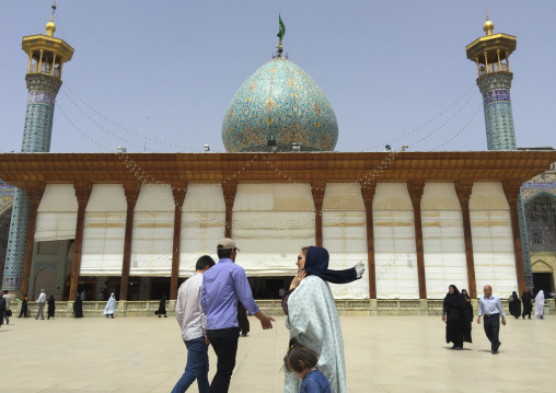 The shah-e-cheragh mausoleum, Fars province, Shiraz, Iran