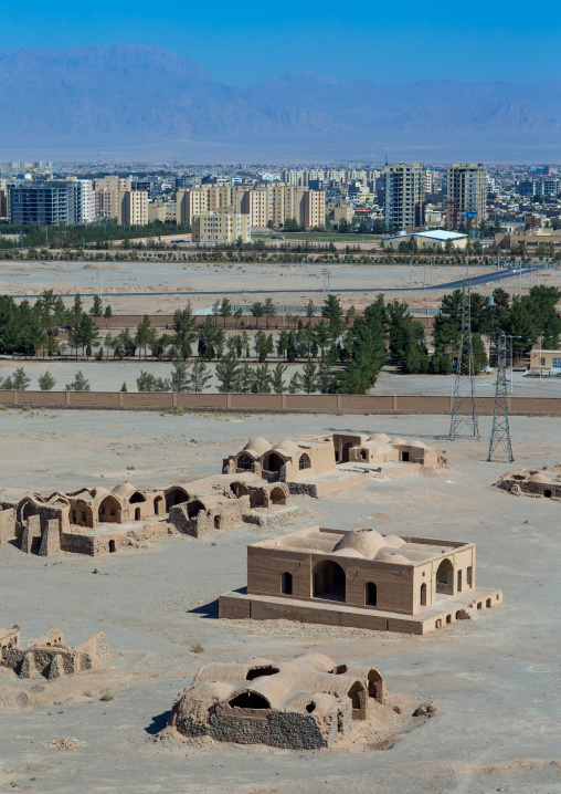 Zoroastrian Old Well With Wind Towers, Yazd Province, Yazd, Iran