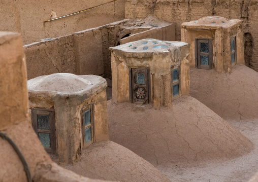 Historic Hammam Baths Roof, Yazd Province, Yazd, Iran