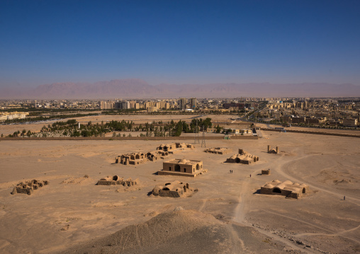 Zoroastrian Old Well With Wind Towers, Yazd Province, Yazd, Iran