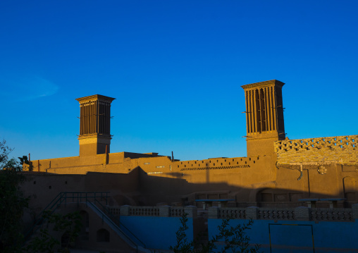 Wind Towers Used As A Natural Cooling System In Iranian Traditional Architecture, Yazd Province, Yazd, Iran