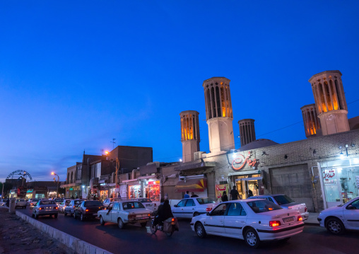 Wind Towers Used As A Natural Cooling System In Iranian Traditional Architecture, Yazd Province, Yazd, Iran