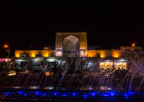 Amir Chakhmagh Square At Night, Yazd Province, Yazd, Iran