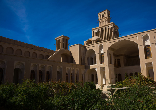 Aghazadeh Mansion Wind Towers Used As A Natural Cooling System In Iranian Traditional Architecture, Fars Province, Abarkooh, Iran