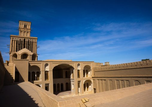 Aghazadeh Mansion Wind Towers Used As A Natural Cooling System In Iranian Traditional Architecture, Fars Province, Abarkooh, Iran