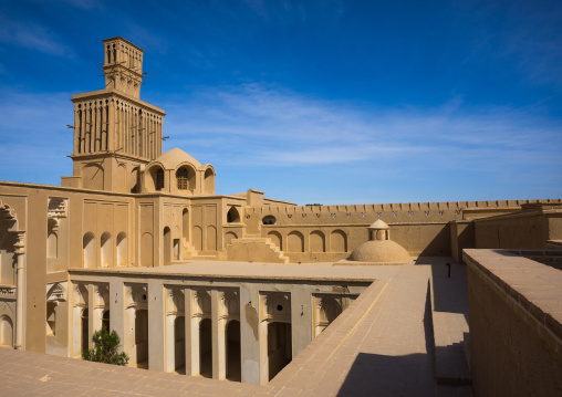 Aghazadeh Mansion Wind Towers Used As A Natural Cooling System In Iranian Traditional Architecture, Fars Province, Abarkooh, Iran