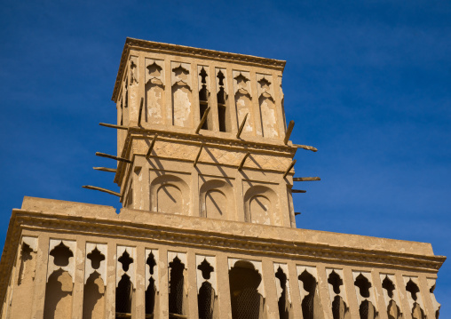 Aghazadeh Mansion Wind Towers Used As A Natural Cooling System In Iranian Traditional Architecture, Fars Province, Abarkooh, Iran