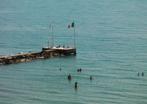 Lido di Venezia jetty, Veneto Region, Venice, Italy