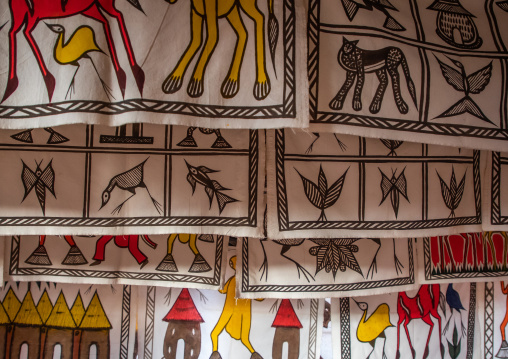 Senufo traditional fabrics, Poro region, Korhogo, Ivory Coast
