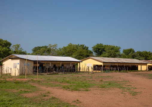 School building in a village, Denguélé, Korondougou, Ivory Coast