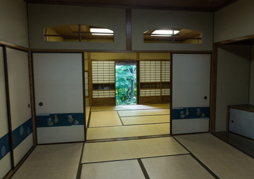 Room in the kyu asakura traditional japanese house from taisho era, Kanto region, Tokyo, Japan