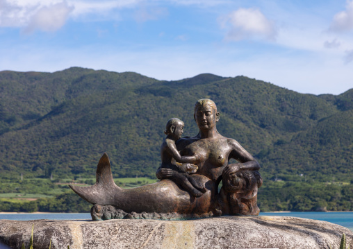 Mermaid statue, Yaeyama Islands, Ishigaki, Japan